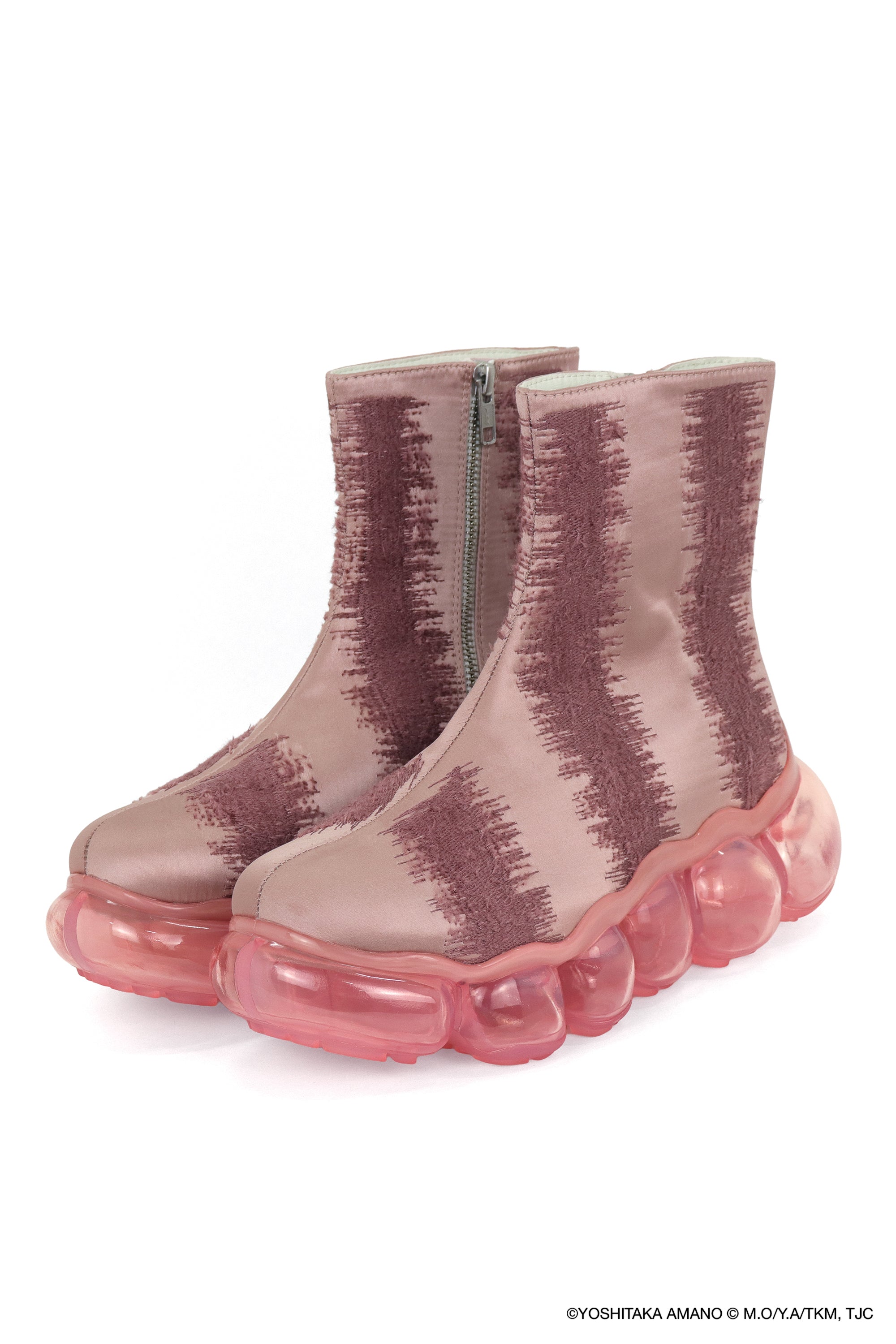 Jewelry Angel's Egg Stripe Boots / Pink｜MIKIOSAKABE&JennyFax公式