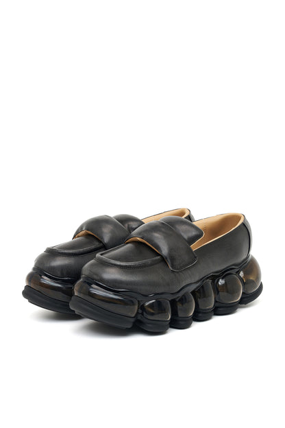 New Jewelry Puff Loafer / Black