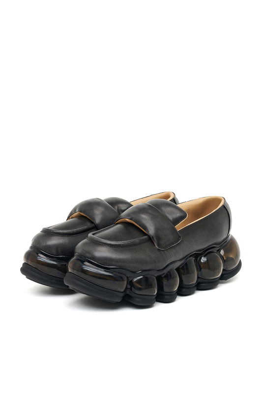 【AW26受注】New Jewelry Puff Loafer / Black / MSAW26SH04