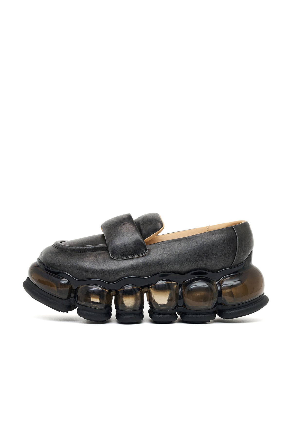 New Jewelry Puff Loafer / Black