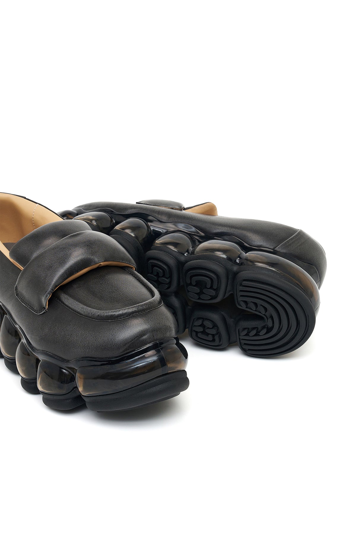 New Jewelry Puff Loafer / Black