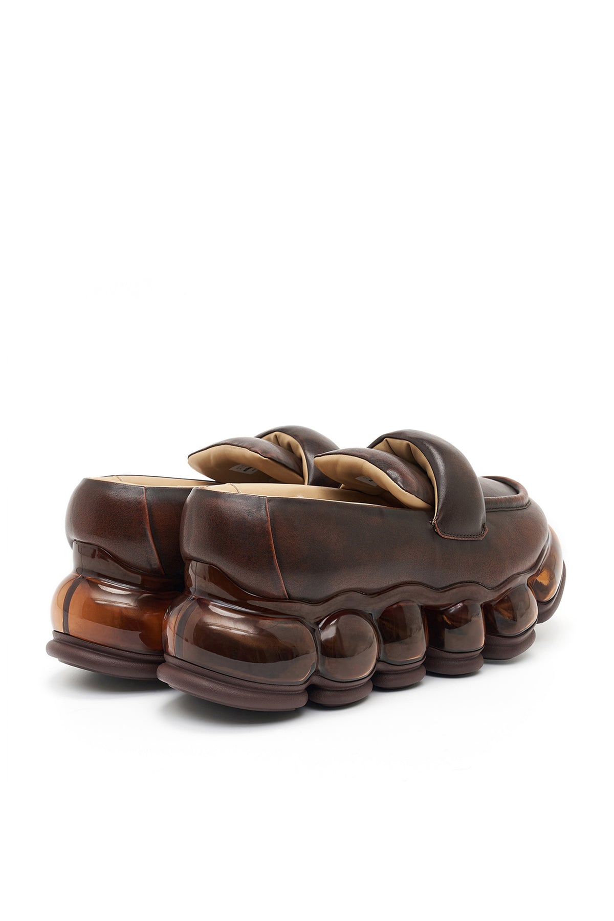 New Jewelry Puff Loafer / Brown