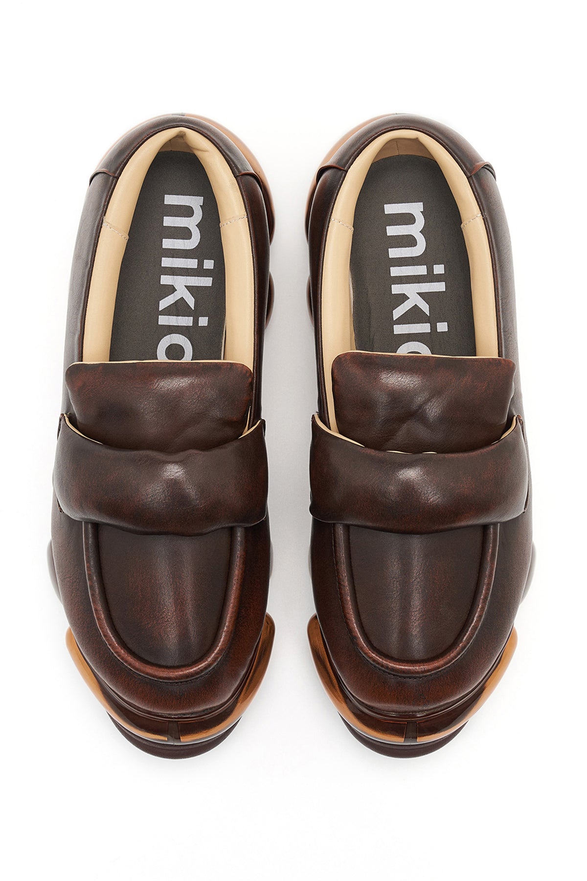 New Jewelry Puff Loafer / Brown