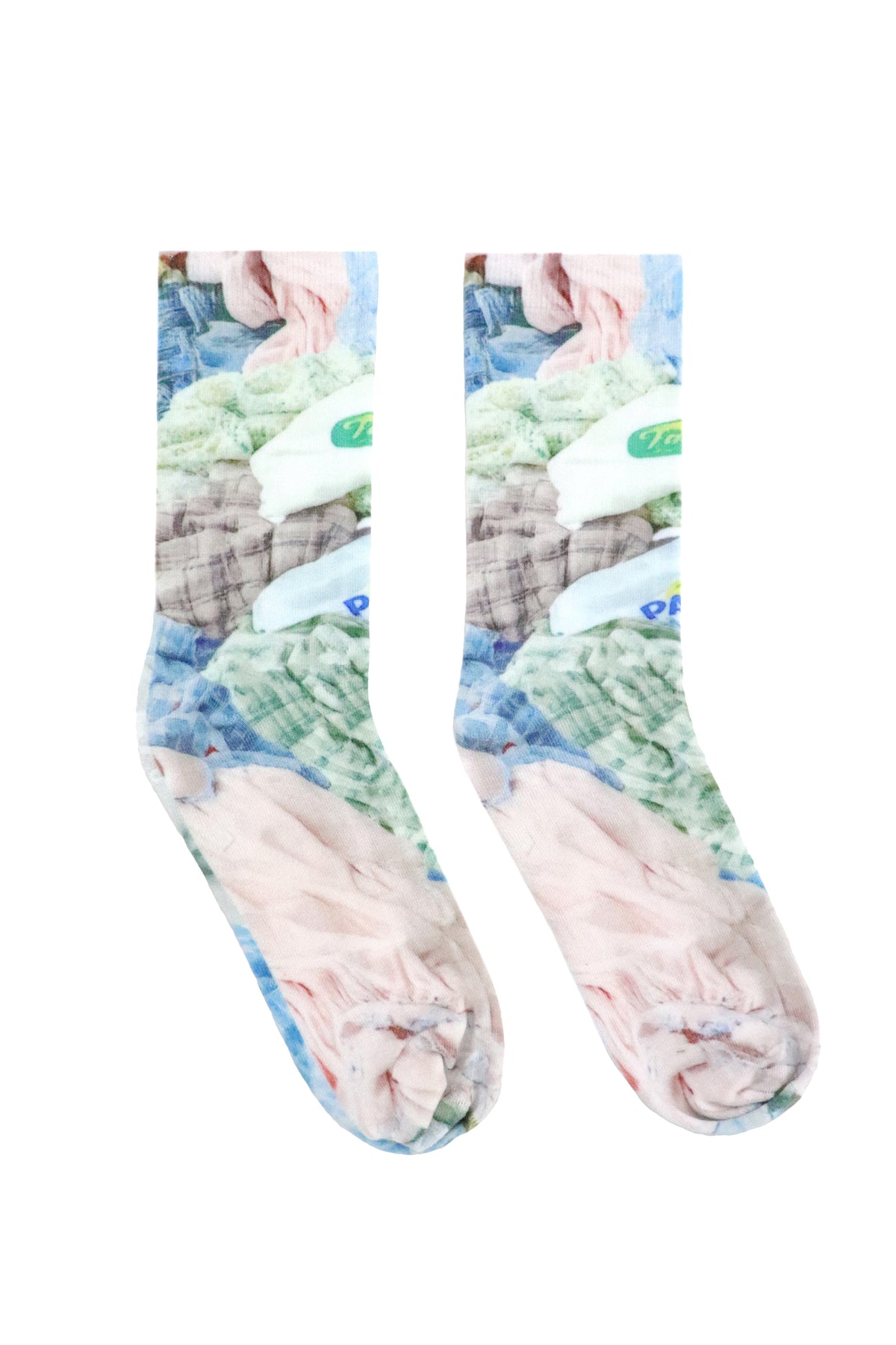 Laundry Print Socks / Multi