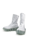 【Gifting】“Jewelry" Satin Boots / IceGray