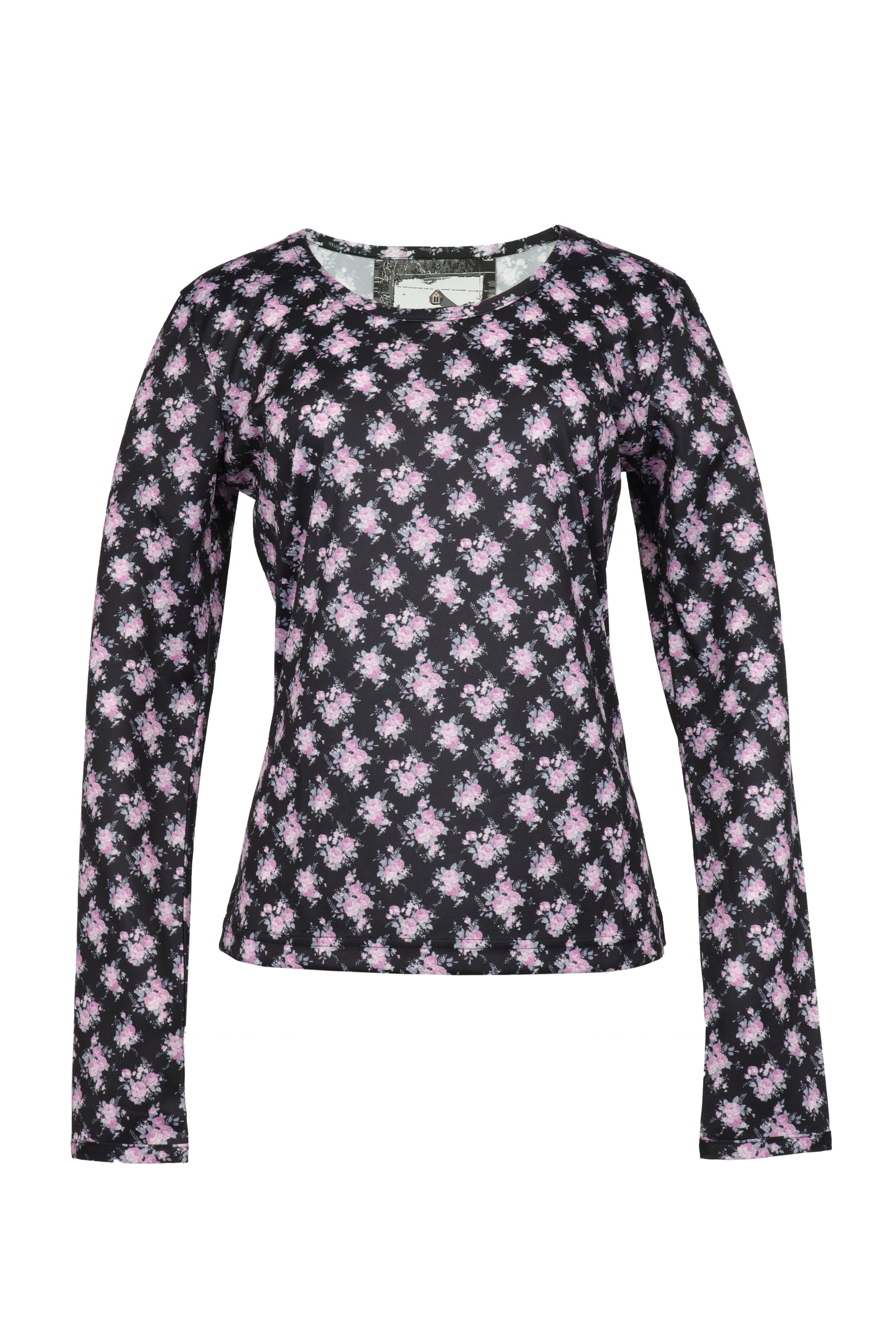 Flower Print T / Black – MIKIOSAKABE & JennyFax（ミキオサカベ