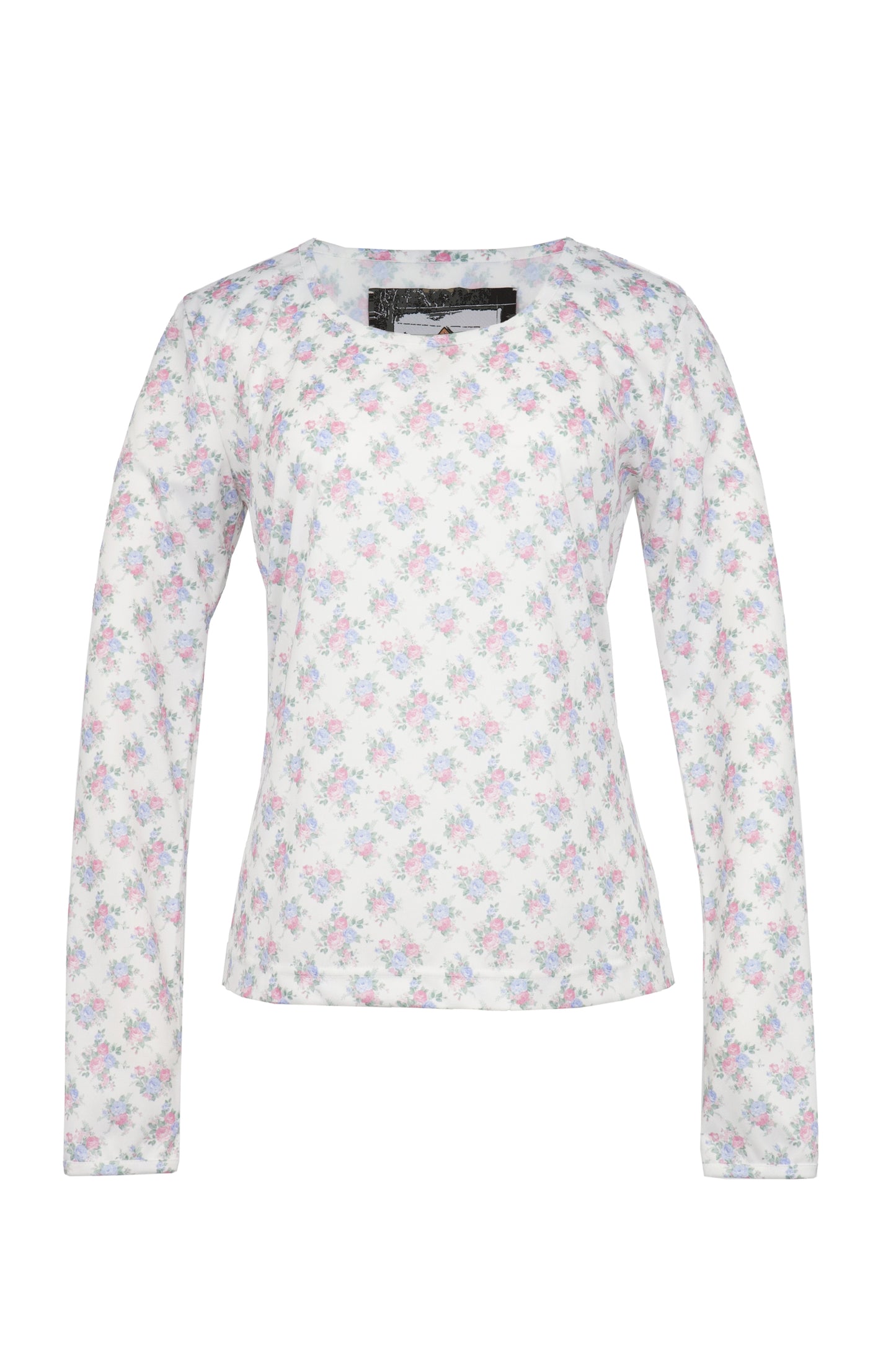 Flower Print T / White