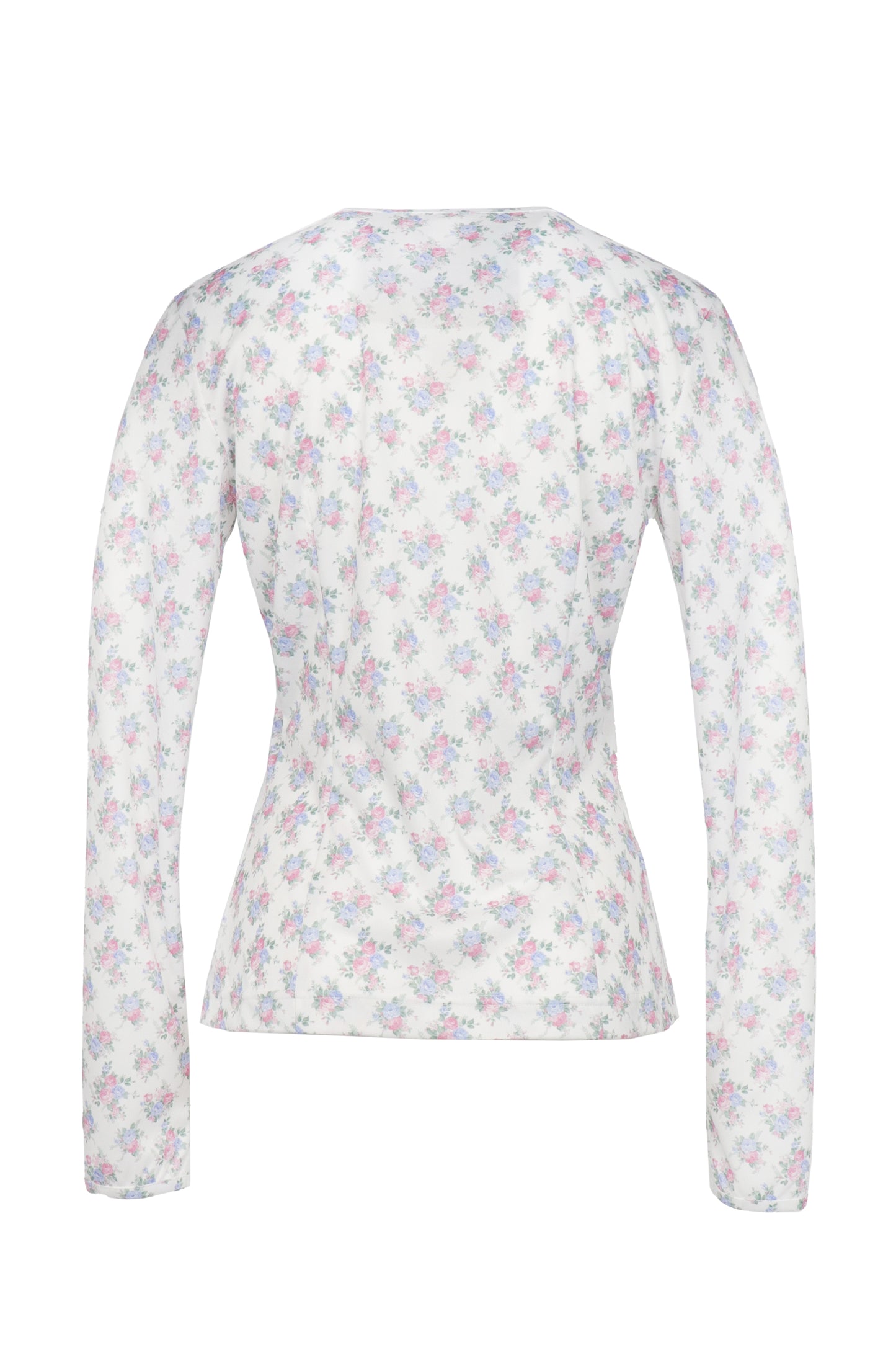 Flower Print T / White