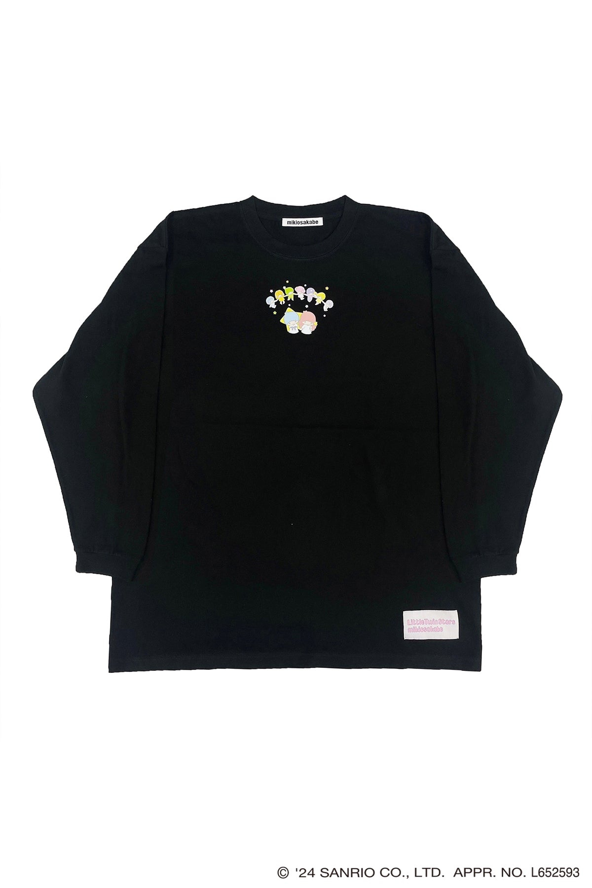 4XL Long T / Black / Little Twin Stars x MIKIOSAKABE