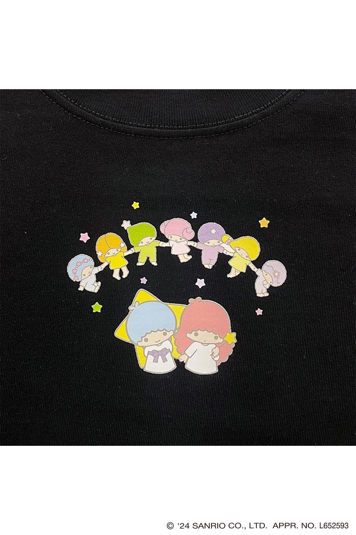 4XL Long T / Black / Little Twin Stars x MIKIOSAKABE