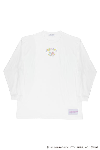 4XL Long T / White / Little Twin Stars x MIKIOSAKABE