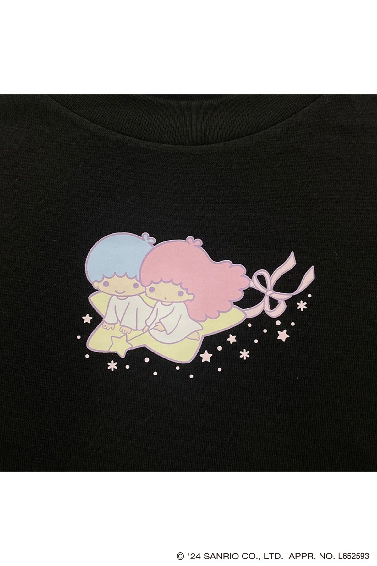 4XL T-shirt / Black / Little Twin Stars x MIKIOSAKABE