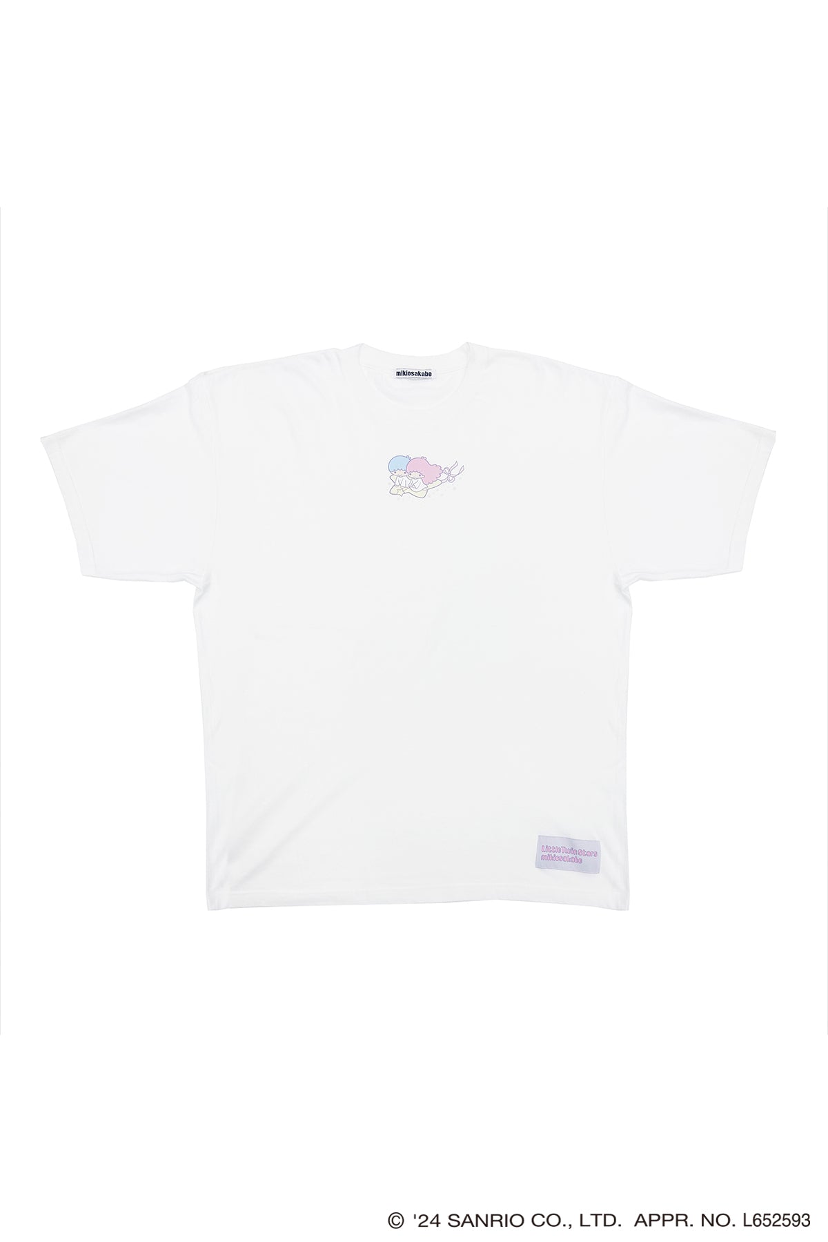 4XL T-shirt / White / Little Twin Stars x MIKIOSAKABE