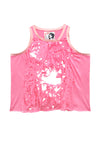 Shooting Stars Tank Top / Pink