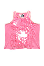 Shooting Stars Tank Top / Pink