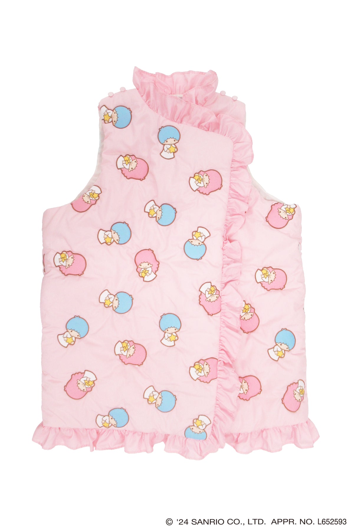 Quilting Liner Vest / Pink / Little Twin Stars x MIKIOSAKABE