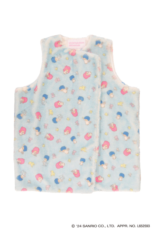 [Pre-order] Fur Liner Vest / Blue / Little Twin Stars x MIKIOSAKABE / MSLTV011