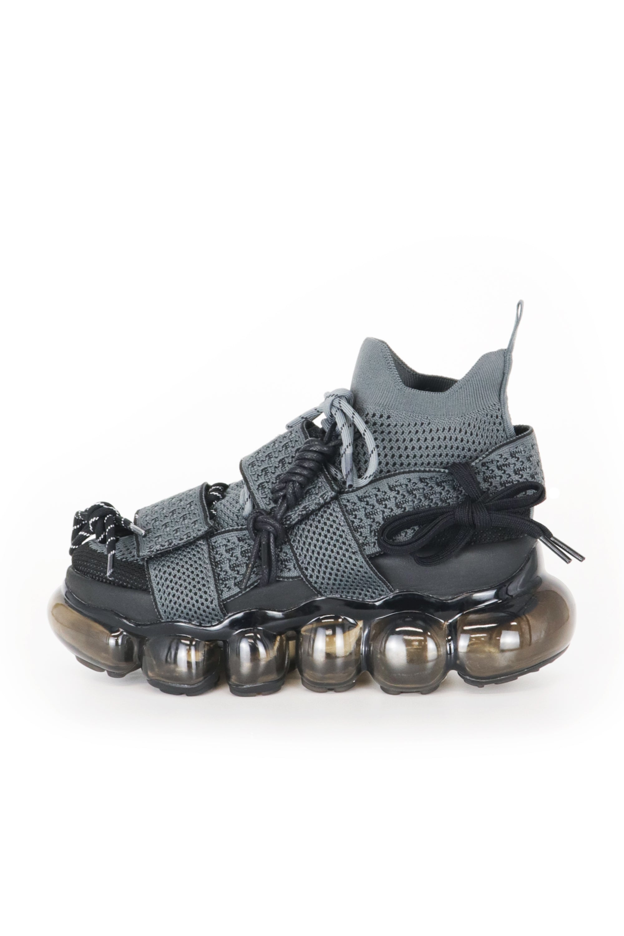 Jewelry High Shoes Beltcross Confusing / Dark Gray