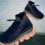 【Gifting】"Jewelry" High Shoes / Light Pink Black