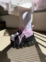 【Gifting】"Jewelry" High Shoes Beltcross / Black Pink