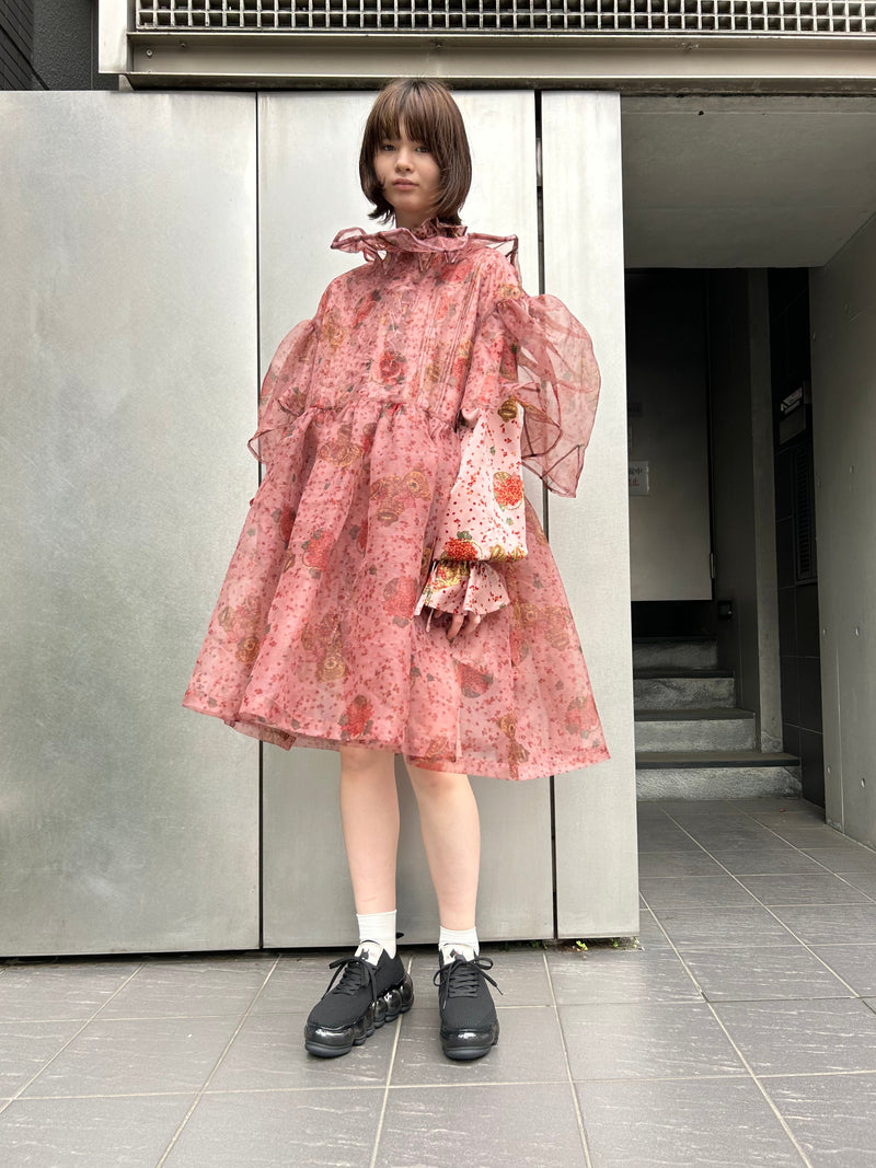 Tulip Dress / Pink / MIKIOSAKABE × PINK HOUSE