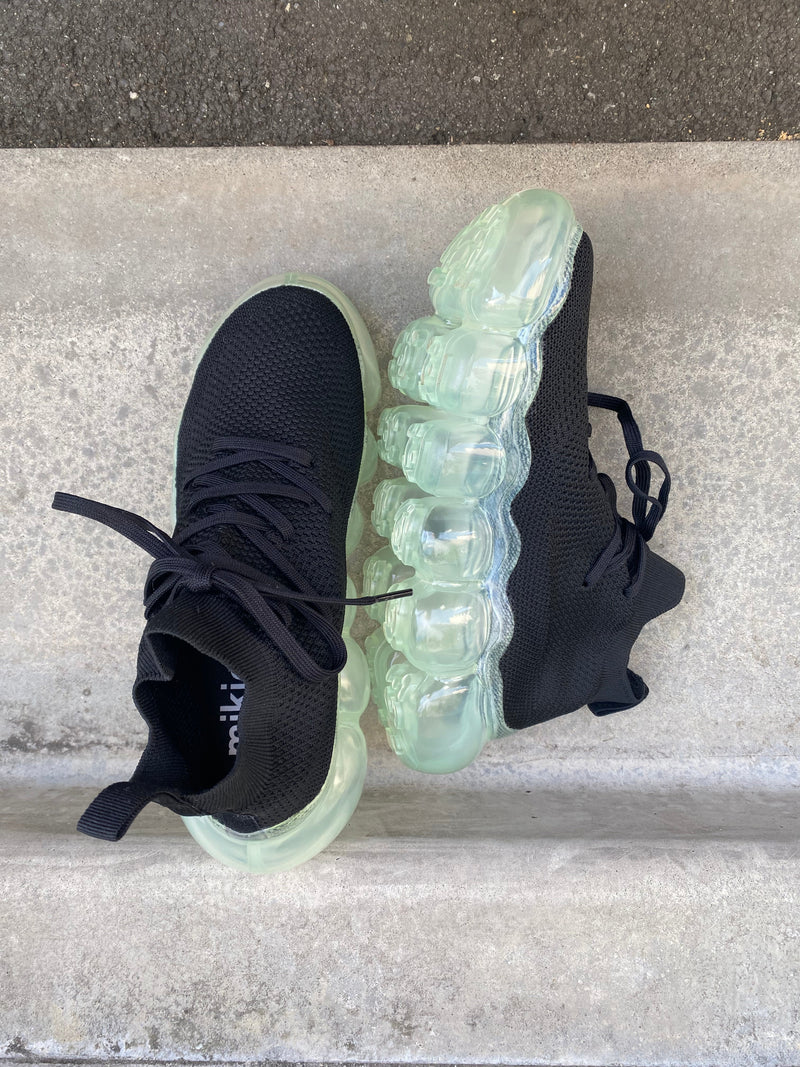 【Gifting】"Jewelry" Basic Shoes / Mint Black