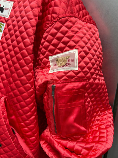 4XL Quilting Blouson / Red / MIKIOSAKABE × PINK HOUSE