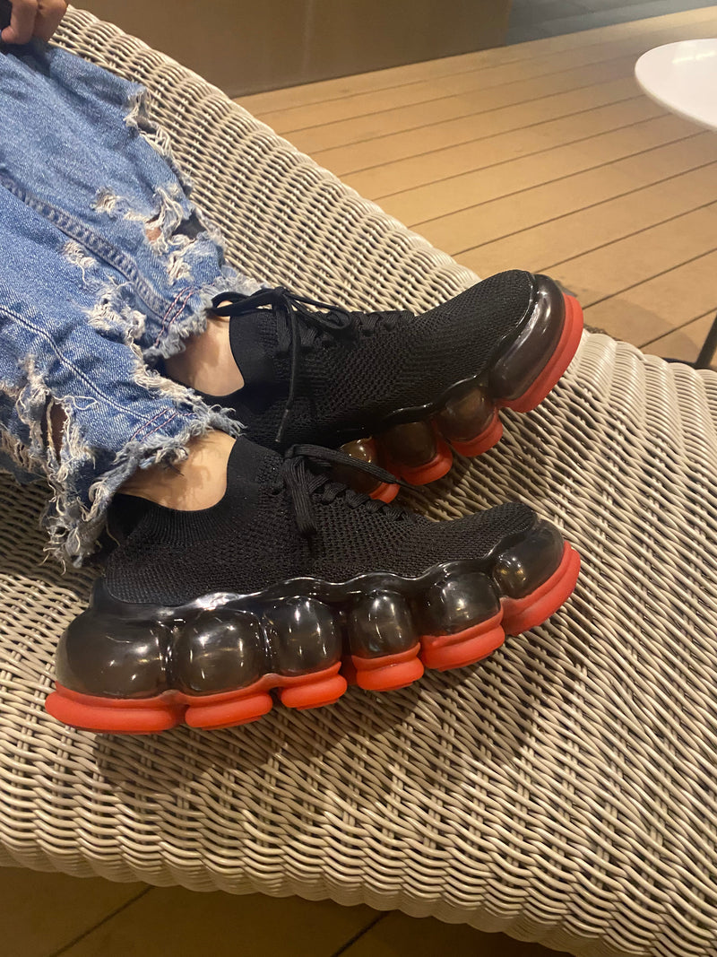 【Gifting】New "Jewelry" Shoes / Red Black