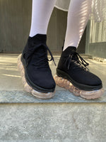 【Gifting】"Jewelry" High Shoes / Light Pink Black