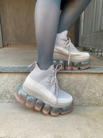 【Gifting】New "Jewelry" High Shoes / Pink Gray