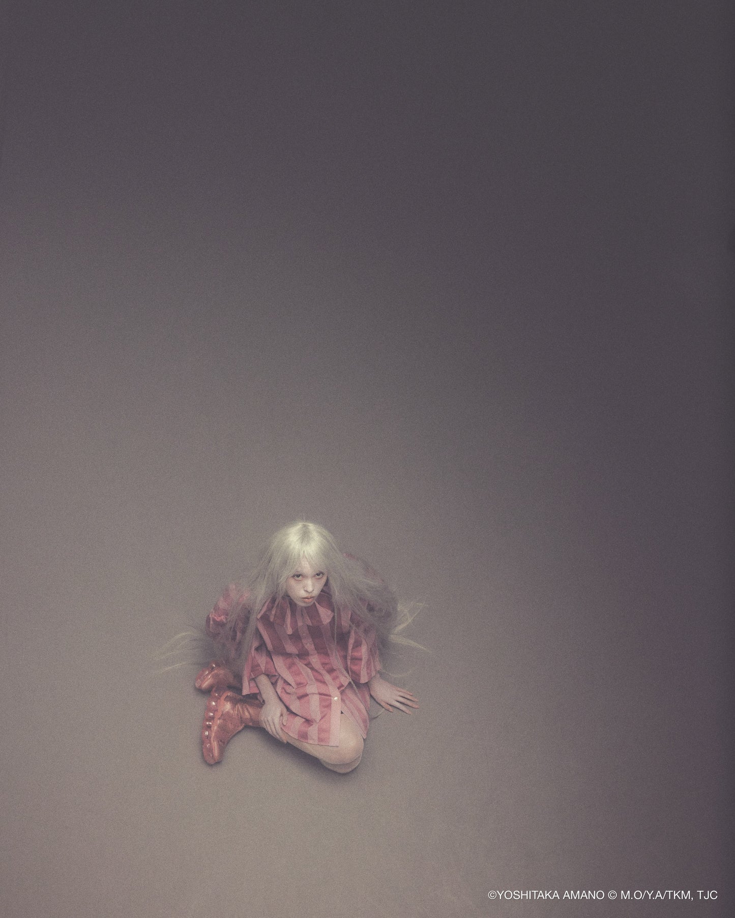 【预购】珠宝天使蛋条纹靴 / 粉色 / MSTT25SH04