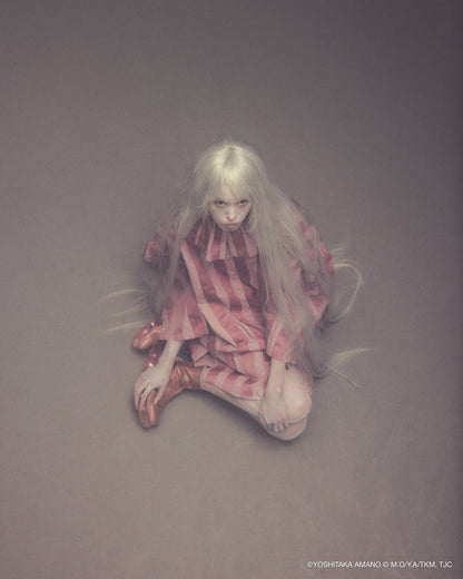 【预购】珠宝天使蛋条纹靴 / 粉色 / MSTT25SH04