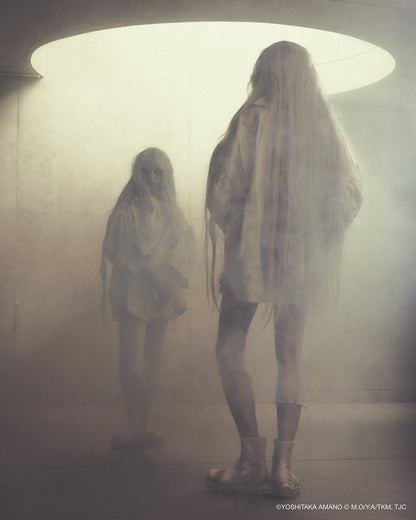 【预购】珠宝天使蛋条纹靴 / 象牙白 / MSTT25SH04