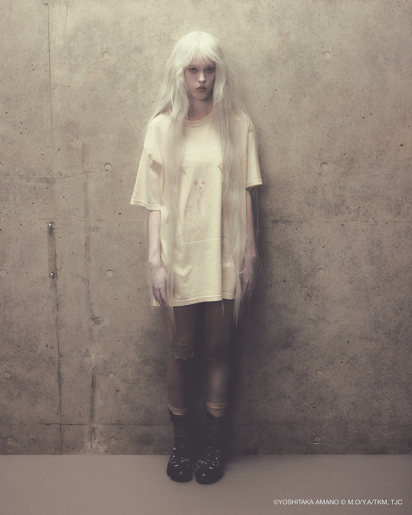 【预购】天使蛋洗T恤 / 米色 / MSTT25T01A