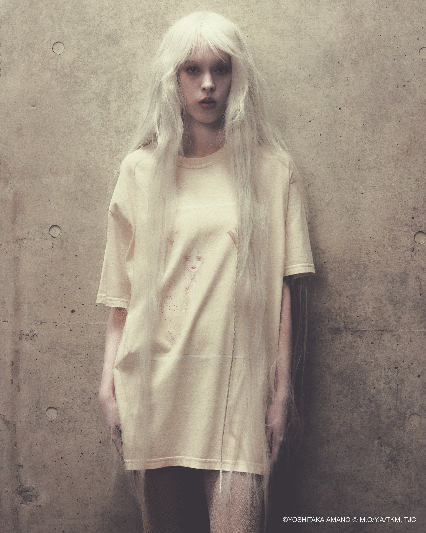 【预购】天使蛋洗T恤 / 米色 / MSTT25T01A