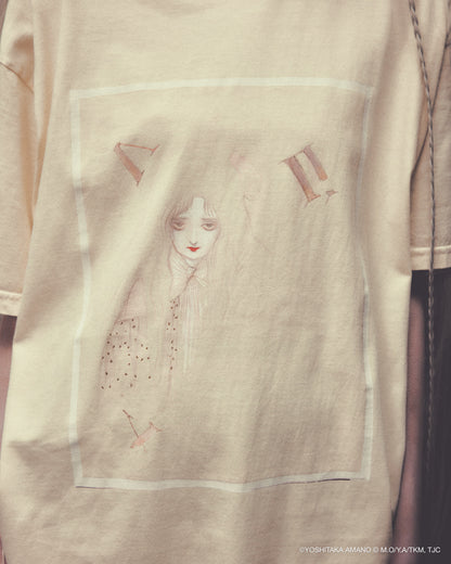 【预购】天使蛋洗T恤 / 米色 / MSTT25T01A