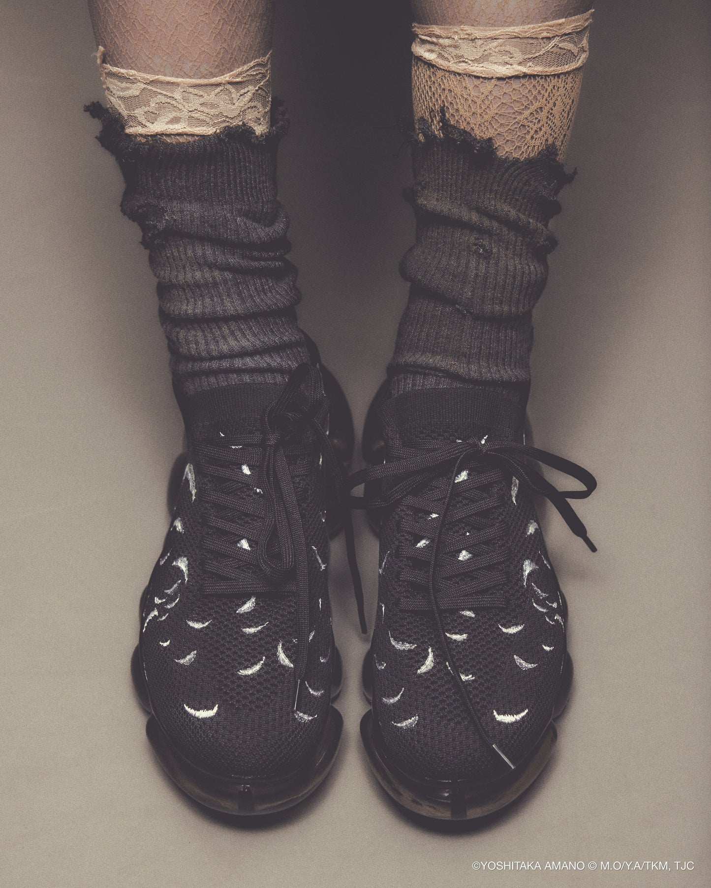 【预购】天使蛋羽毛饰品 / 黑色 / MSTT25SH011