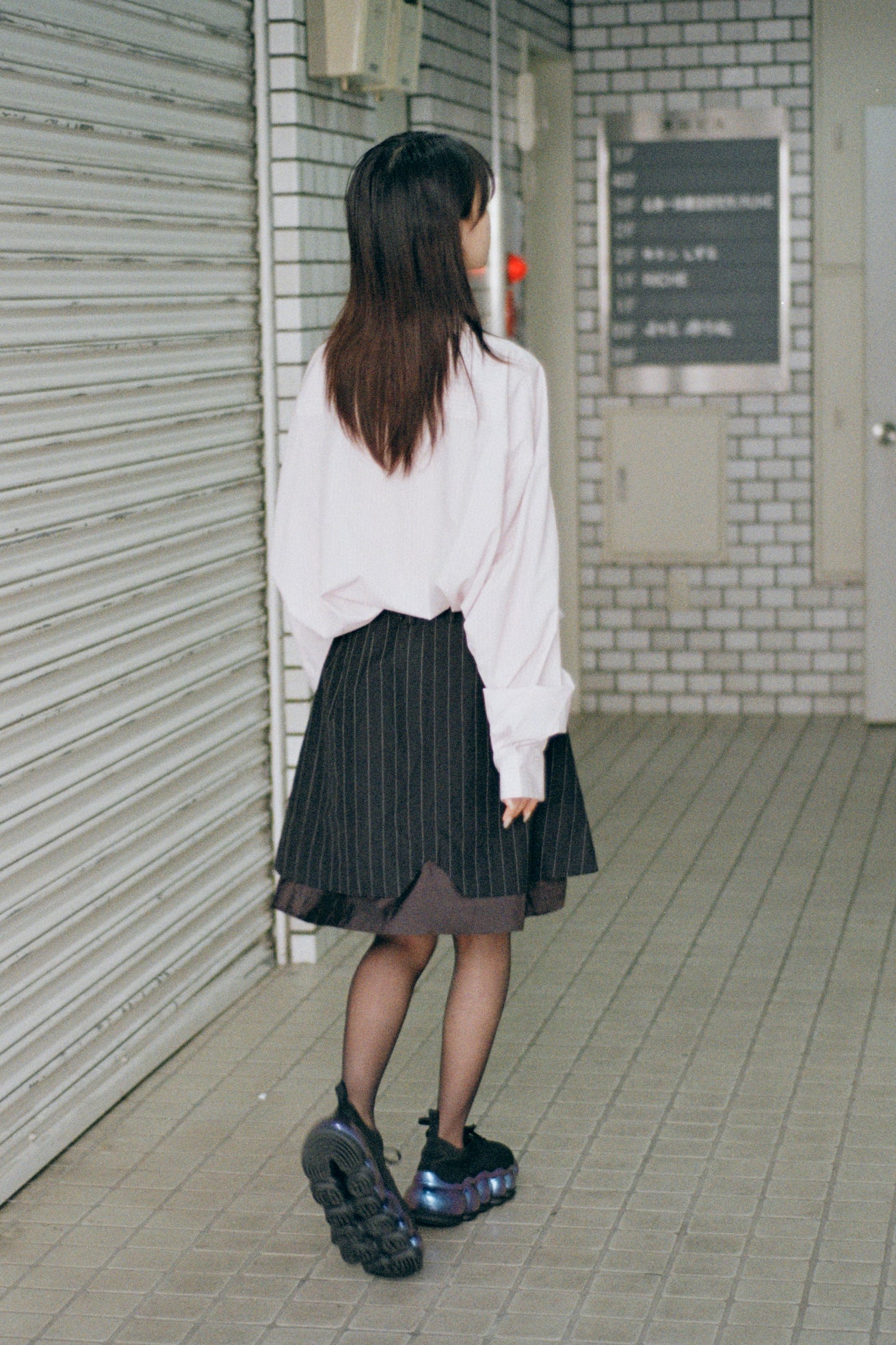 Oval Long Shirt / Pink