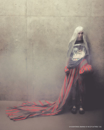 【预购】Angel's Egg Washed T恤 / 黑色 / MSTT25T011B