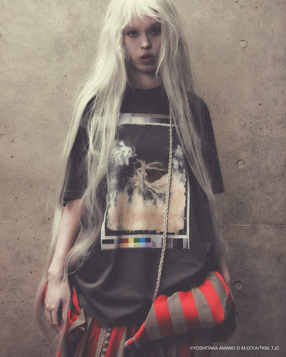 【预购】Angel's Egg Washed T恤 / 黑色 / MSTT25T011B