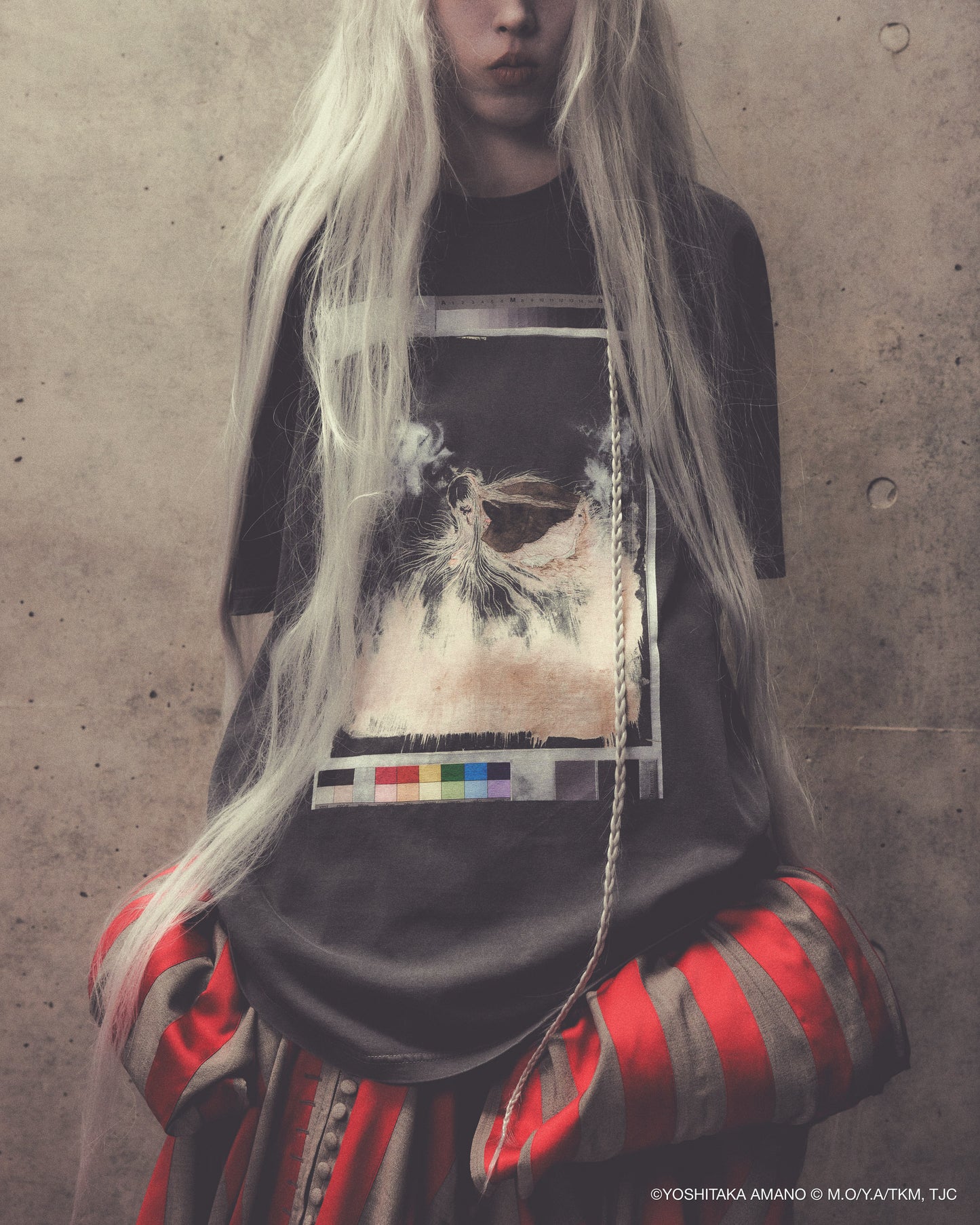 【预购】Angel's Egg Washed T恤 / 黑色 / MSTT25T011B