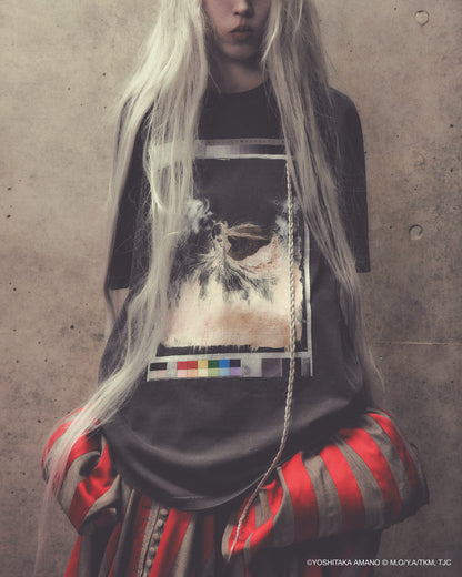 【预购】Angel's Egg Washed T恤 / 黑色 / MSTT25T011B