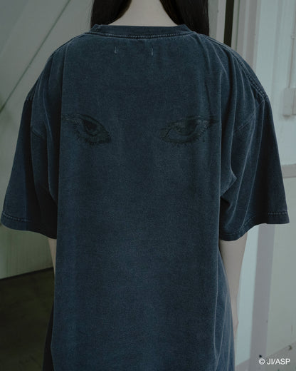 Tomie Washed Print T-Shirt / Black