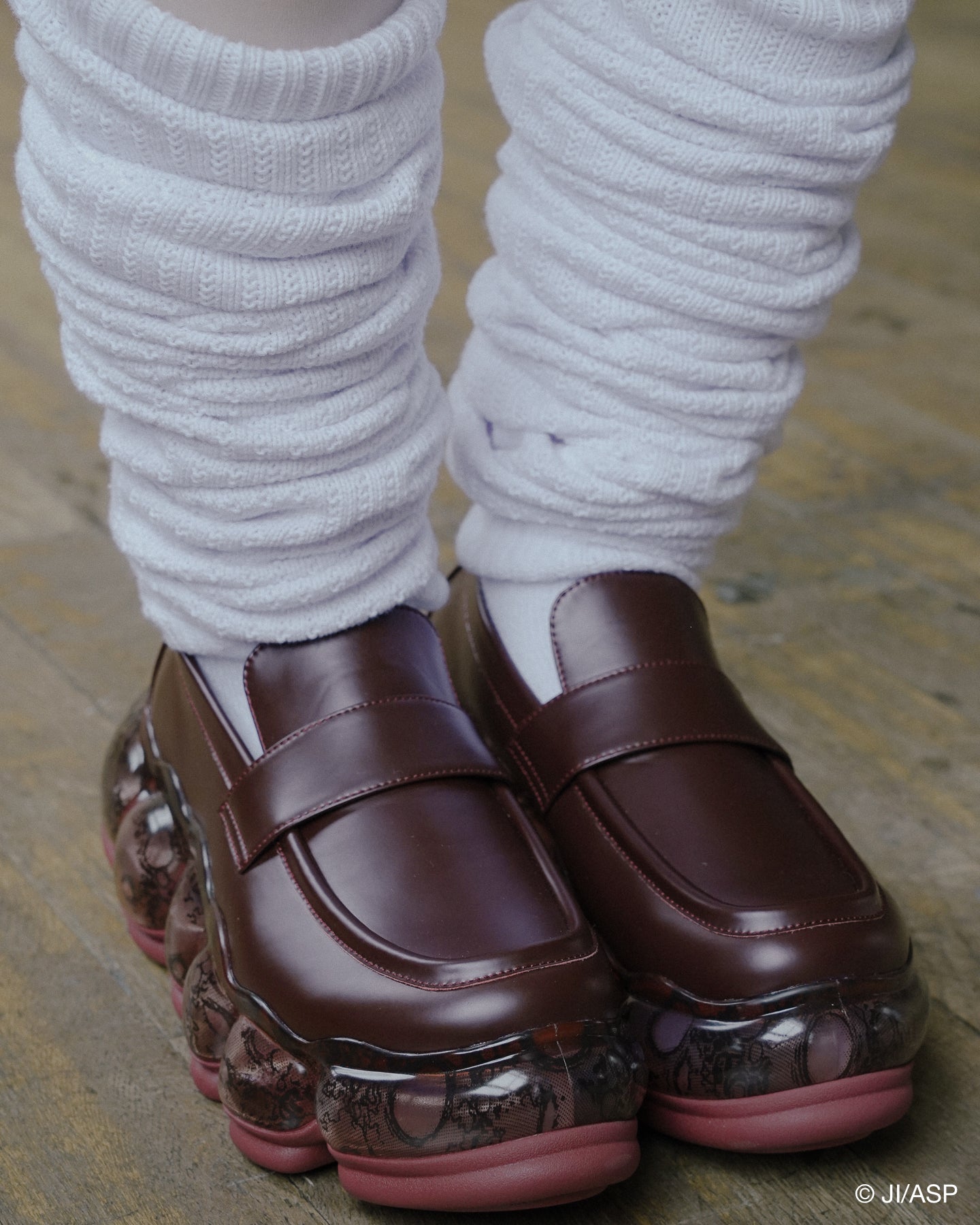 [TM25 Order] New "Jewelry" Tomie 『Moromi』 Print Loafer / Wine / MSTMSH041