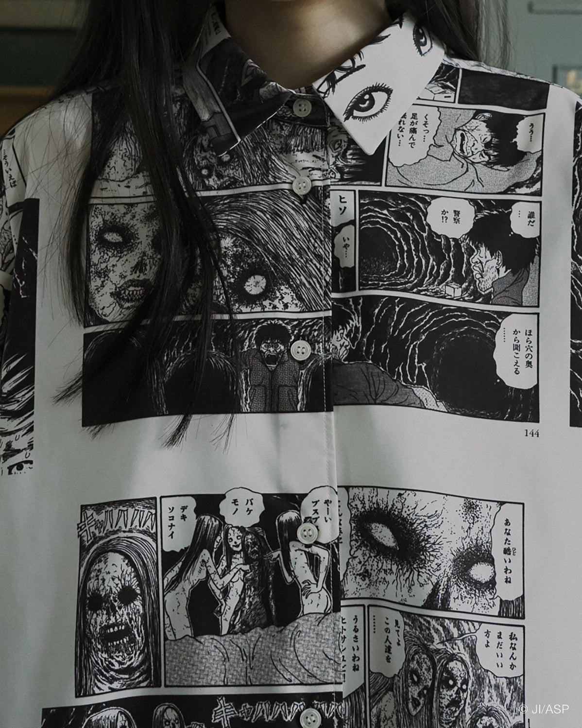 [TM25 Order] Tomie 『Koyubi』 Comic Shirt / White / MSTMB011