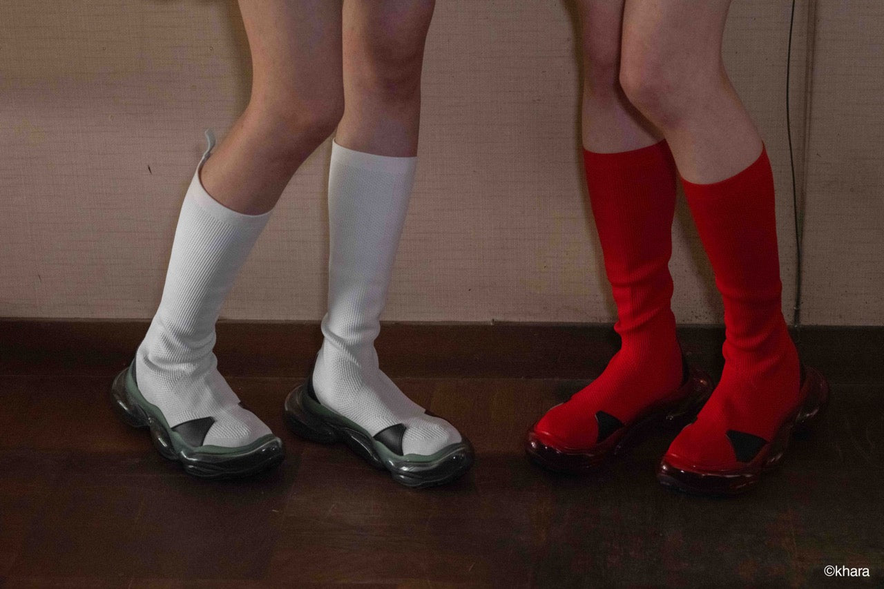 【EG26受注】Mirage Sync-Line Evangelion Long Socks / Red / MSEG26 SH03