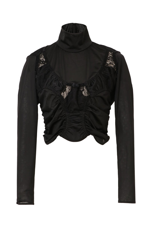 【SS27受注】Knickers Top / Black / JFSS27T02