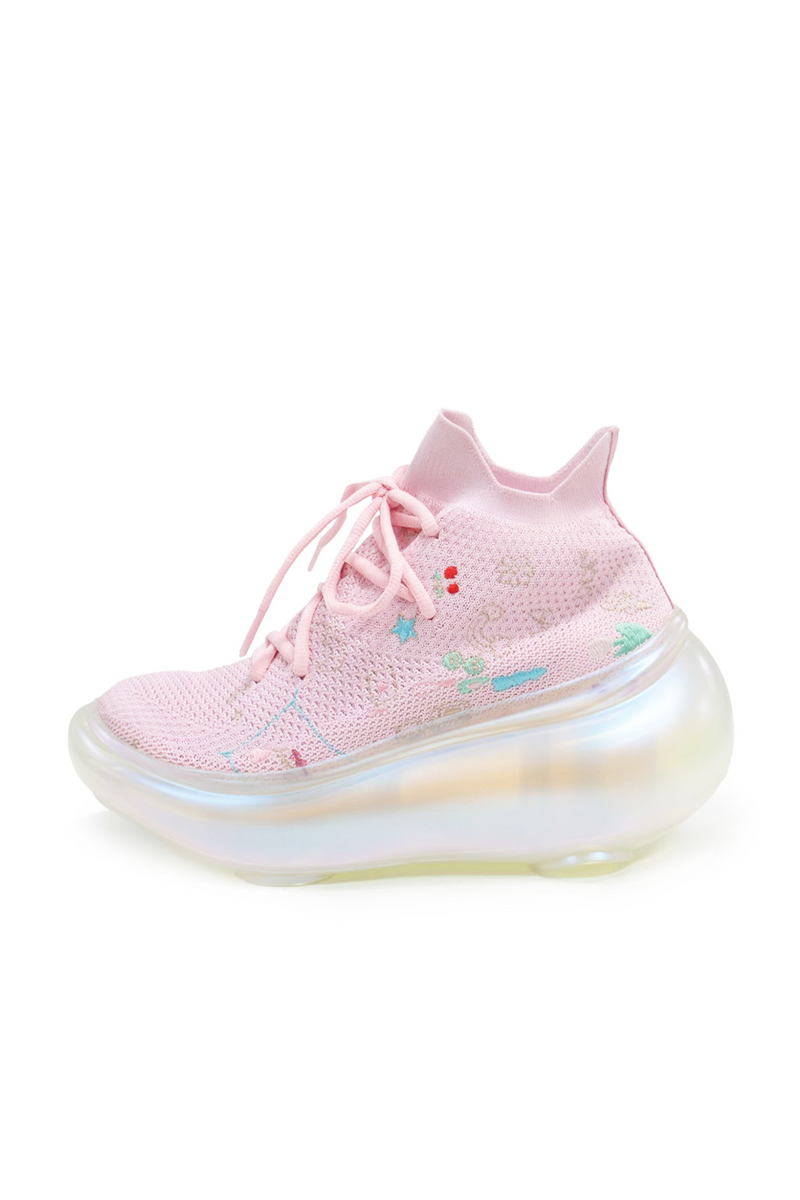 Hana Embroidery Shoes / Aurora Pink