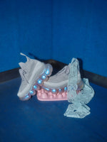"Jewelry" High Ribbon Shoes / AuroraPink Pinkgray