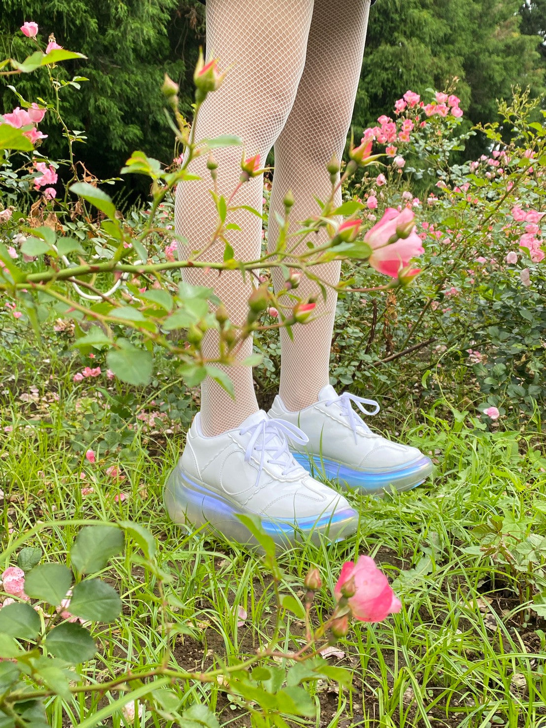新座買蔵【mikiosakabe】JennyFax Polly moon / White 靴